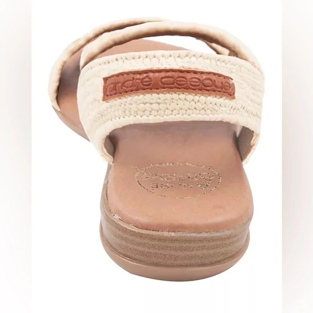 Andre Assous Women's Nigella Woven Slingback Sandals